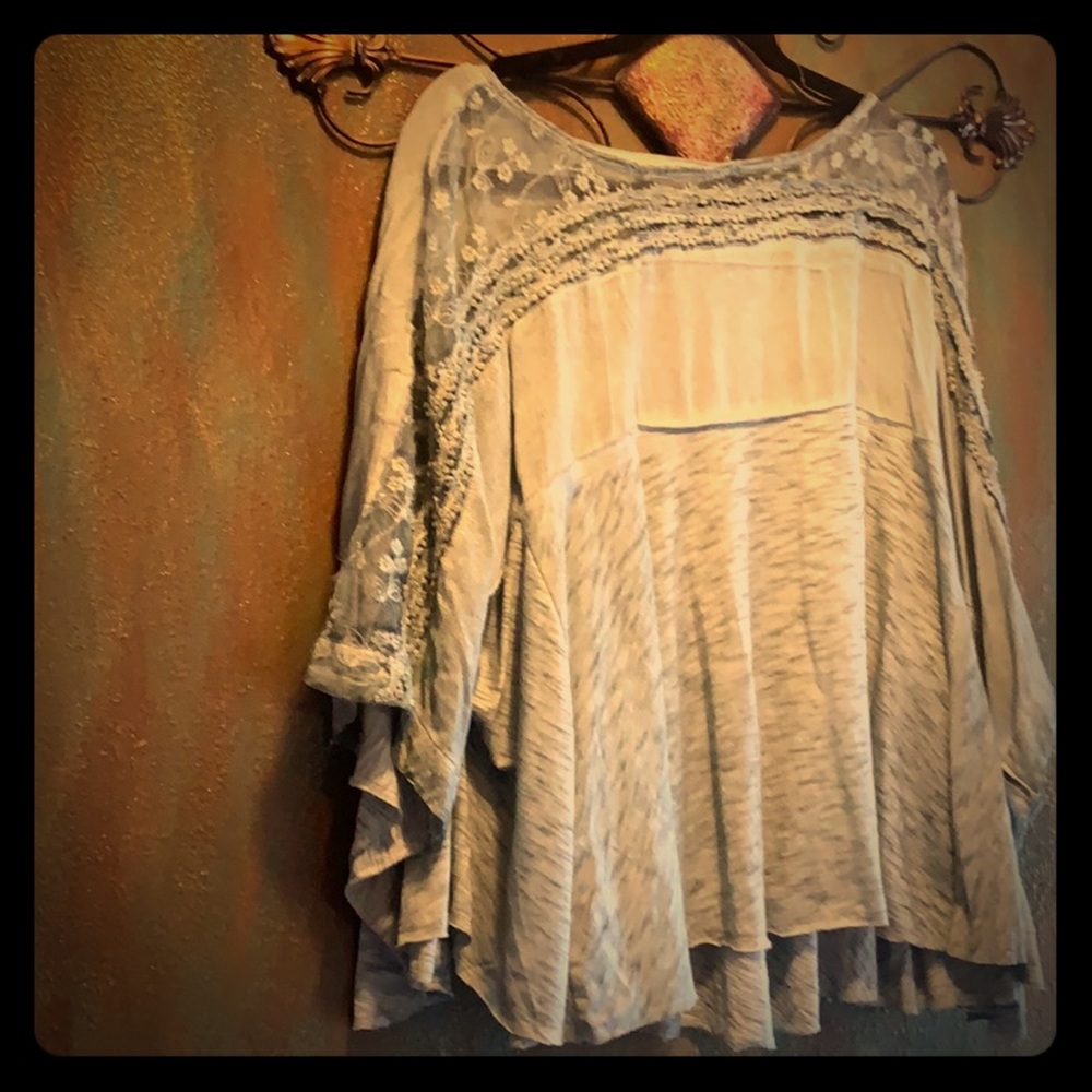 Soft poncho style shirt